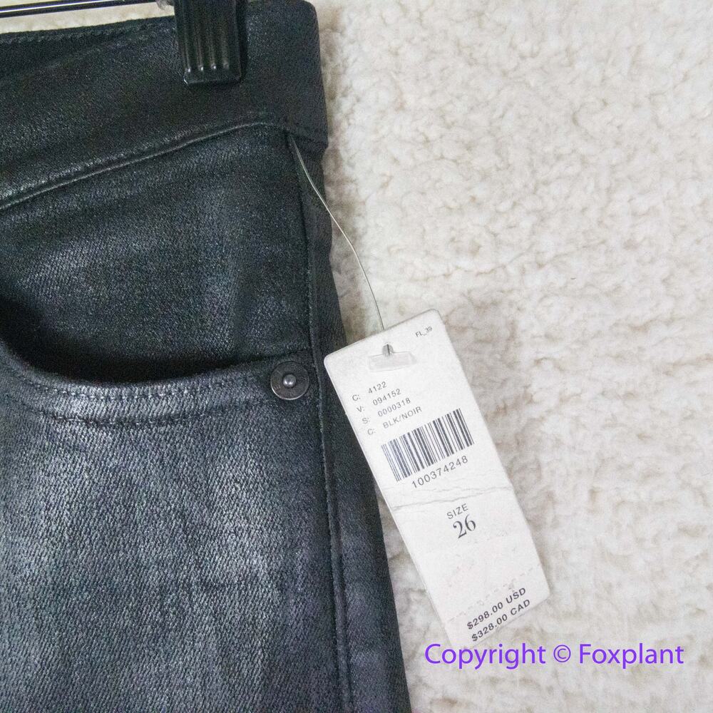 New! Anthropologie frame Le Sleek High-Rise Straight-Leg Jeans, 26 - Picture 8 of 15